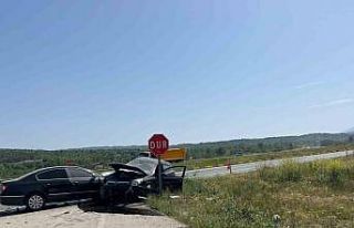 Kastamonu’da iki otomobil çarpıştı: 4 yaralı