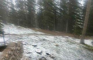 Kastamonu’da Mayıs ayının ortasında kar sürprizi