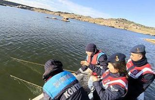 Kayalı Barajı’nda av yasağı denetimi