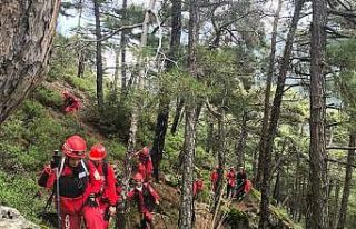 Kayıp dağcının cansız bedeni düştüğü uçurumdan...