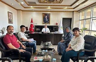 Kaymakam Memiş, şehit ailesini ağırladı