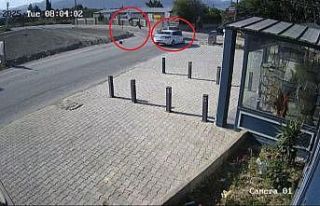 Kazada metrelerce havaya uçtular