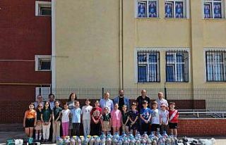 Keşan’da ilkokul öğrencileri 1 ton 109 kilogram...