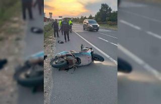 Keşan’da tır ile çarpışan motosikletin sürücüsü...