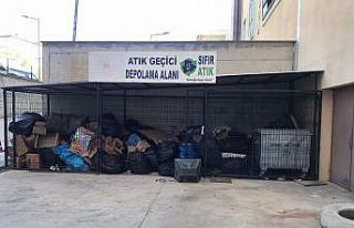 Kırıkkale’de çevreci projeyle 1 ton 55 kilogram...