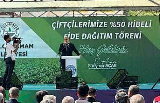 Kızılcahamam Belediyesi’nden üreticilere fide...