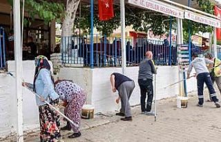 Kızılcaköy bembeyaz oldu