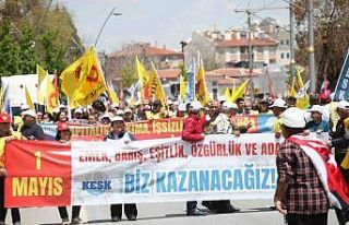 Konya’da 1 Mayıs kutlamaları