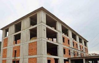 Körfez Devlet Hastanesi ek binası hızla yükseliyor