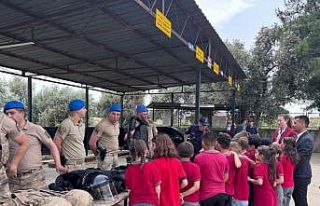 Köşklü öğrenciler jandarmayı tanıdı