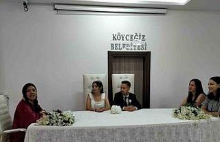 Köyceğiz’de çiftler nikah için yoğunluk oluşturdu