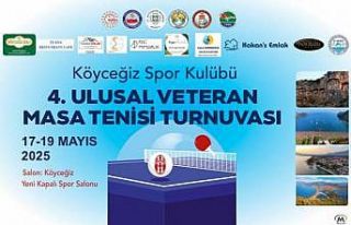 Köyceğiz’de veteran masa tenisi turnuvası yapılacak