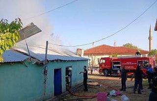 Kulu’da tandır evinde yangın