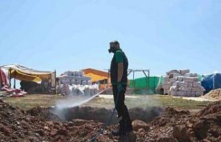 Kurban pazar yerleri ilaçlanıyor