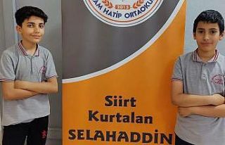 Kurtalanlı öğrenciler bursluluk sınavında Türkiye...