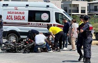 Kuşadası’nda motosiklet kazası: 2 yaralı