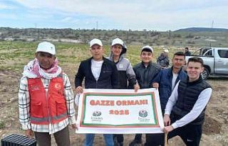 Kütahya’da "Gazze Ormanı" kuruldu