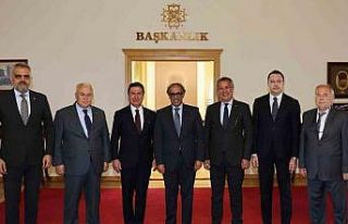 Kuveyt Büyükelçisi Al-Adwani, Başkan Aras’la...