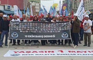 Malatya’da 1 Mayıs kutlandı