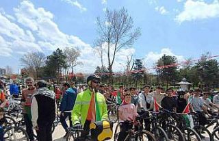 Malatya’da "Gazze için sür ve diren"...