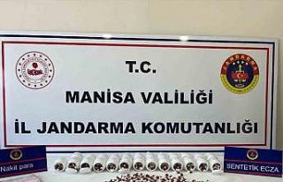Manisa’da 2 bin 415 adet uyuşturucu hap ele geçirildi