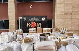 Manisa’da 2 ton kaçak tütün ele geçirildi