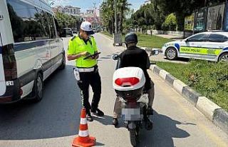 Manisa’da 91 motosiklet trafikten men edildi