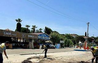 Mavişehir sahilinde temizlik çalışması yapıldı