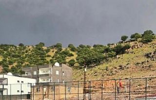 Mazıdağı Fosfatspor, dolu yağışına rağmen...