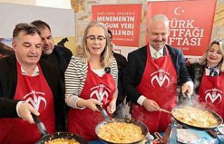 Menemen’de, Türk Mutfağı Haftası’nda Menemen...