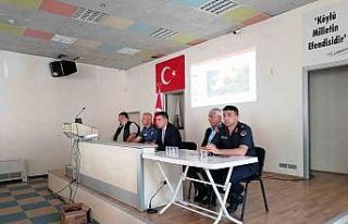 Mersin Mut’ta orman yangınlarıyla mücadele toplantısı