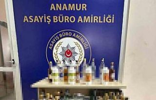 Mersin’de sahte içki üreten şüpheli yakalandı