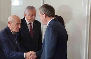 MHP Lideri Bahçeli, DEM Parti heyeti ile görüştü