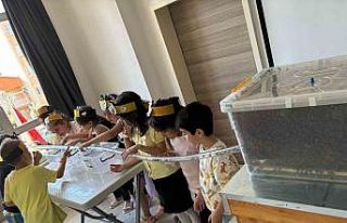 Minikler, arılarla buluştu balın yolculuğunu öğrendi