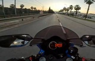 Motosikletiyle 280 km hız yapıp sosyal medyada paylaştı