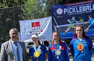 MSKÜ Pickleball takımından gururlandıran başarı