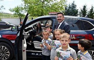 Mudanya Kaymakamı Terzi’den Hasköylü miniklere...