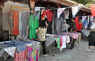 Muğla’da kursiyerlerden el emeği sergisi