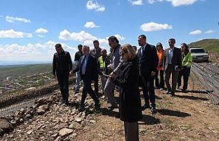 Nohutlu Tepe’de bungalov otelin temeli atıldı