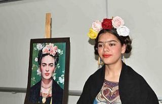 Öğrenciler, ünlü ressamların tablolarını canlandırdı