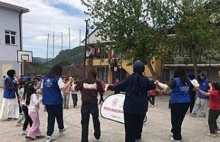 Öğrenciler unutulmaz gün yaşadı