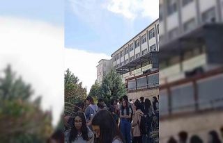 Okulda korkutan yangın