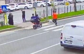 Ölümlü motosiklet kazasının görüntüleri ortaya...