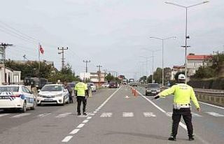 Ordu’da bir haftada 17 bin araç ve sürücüsü...