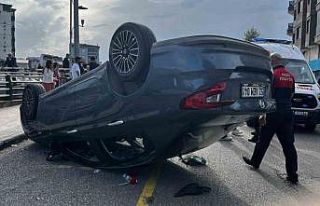 Ordu’da kaza yapan otomobil takla attı: 5 kişi...