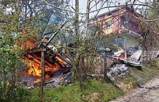 Ordu’da marangoz atölyesinde yangın: Yaklaşık...