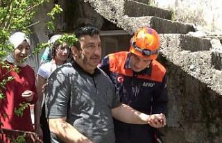 Orman yangını afetine karşı saniyelerle yarıştılar