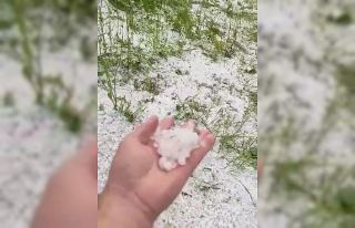 Osmaniye’de dolu yağışı etkili oldu