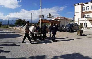 Otomobile çarpmamak için refüje girdi: Hastaneye...