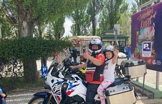 (ÖZEL) Kanserden iyileşen çocuklar motosikletle...